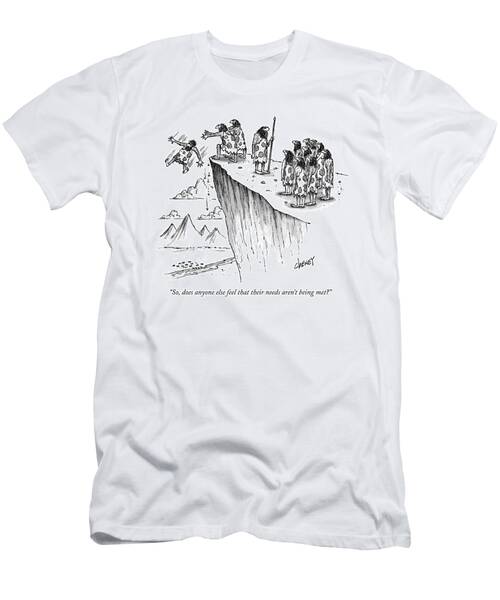 Caveman Discussing Needs T-Shirt